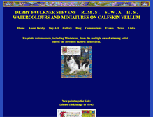 Tablet Screenshot of debbyfaulknerstevensart.com